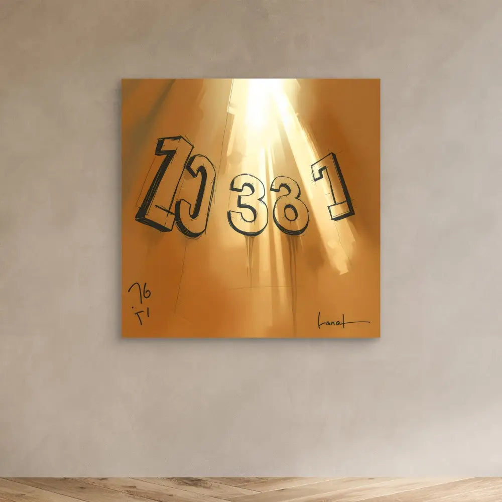 Numbers ’1938’’ displayed in a stylized, metallic gold design.